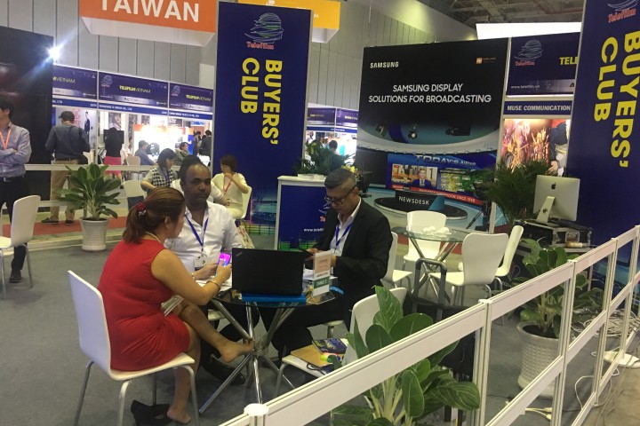 International exhibitions on telecom, film-TV begin in HCM City