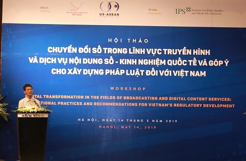 Ông Nguyễn Xuân Cường - Phó Chủ tịch VDCA phát biểu tại Hội thảo